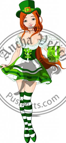 St. Patrickâs Day girl